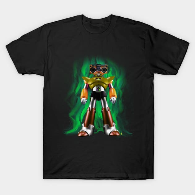 Super Boom Bots T-Shirt by SAENZCREATIVECO